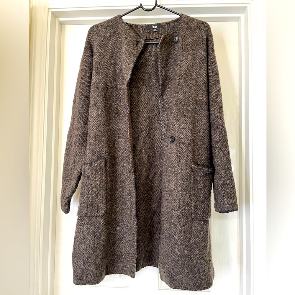 Uniqlo Brown Coat/Cardigan
